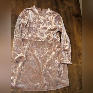 Cat & Jack Velvet Blush Dress/ 4T